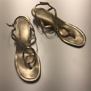 Lilly Pulitzer Gold Sandle